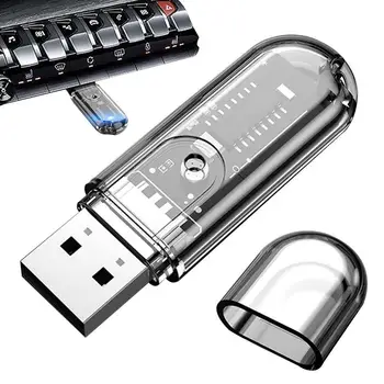 USB-Адаптер Для Автомобильных Безопасных Аудиоустройств USB 5.3 Receiver Adapter Адаптер Для Приема Музыки В автомобиле Стабильный Беспроводной Автомобильный Адаптер