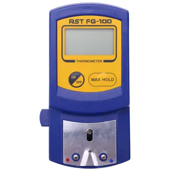 Цифровой паяльник FG-100, термометр, тестер температуры для паяльников + 5 шт. бессвинцовых датчиков 0-700C