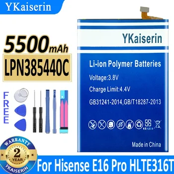 Аккумулятор YKaiserin емкостью 5500 мАч LPN385440C для аккумуляторов мобильных телефонов Hisense E16 Pro E16Pro HLTE316T